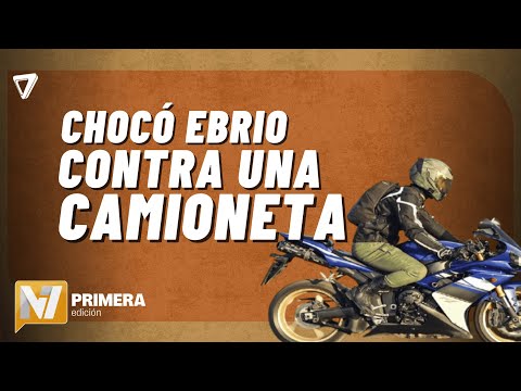 Un motociclista BORRACHO protagonizó un ACCIDENTE en Tunuyán