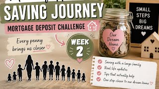 Mum of 11 – Week 2 Saving Journey | Mortgage Deposit Challenge 🏠