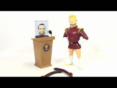 Video Review of the Toynami, Futurama Series 2 figure; Zapp Brannigan