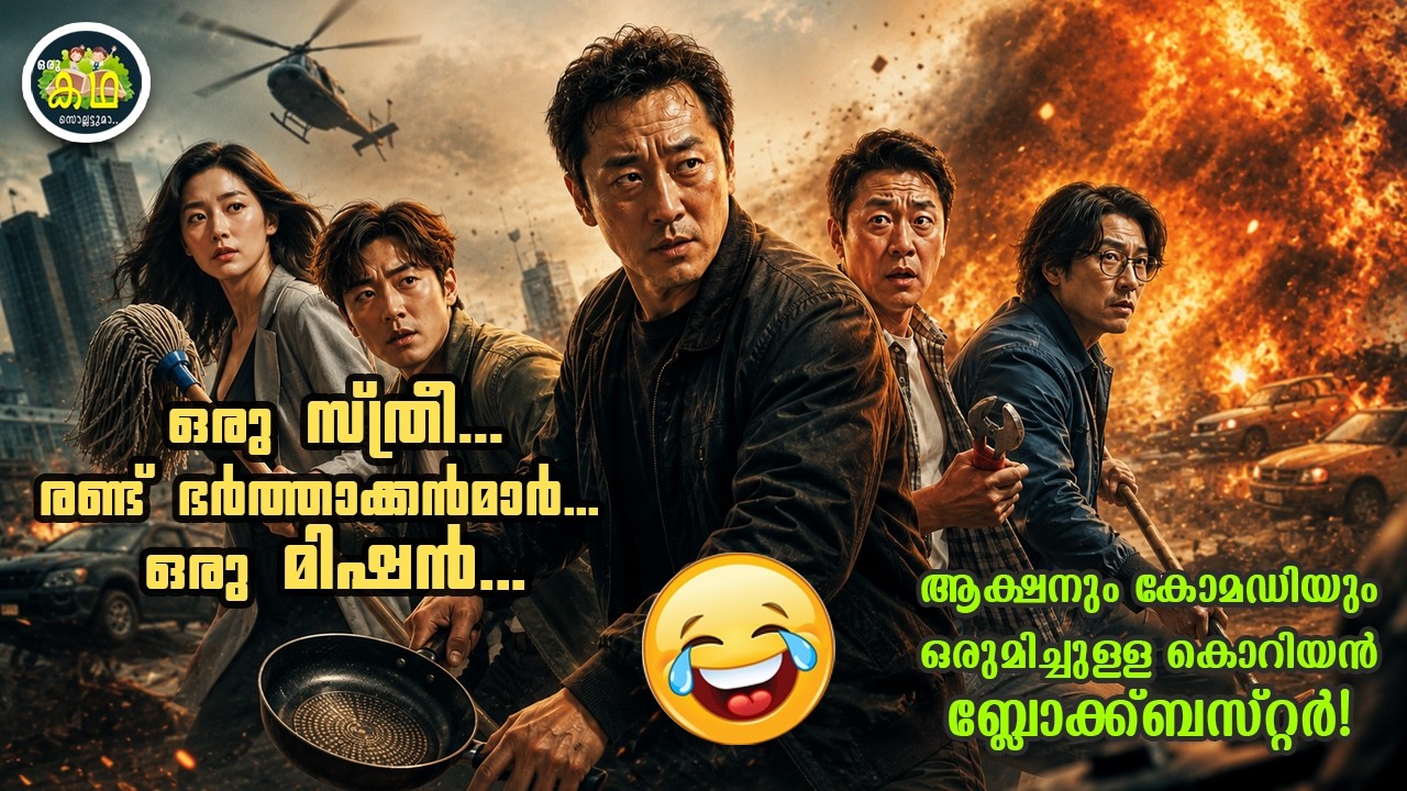 ഒരു സ്ത്രീ...രണ്ട് ഭർത്താക്കൻമാർ... ഒരു മിഷൻ.  ആക്ഷനും ക