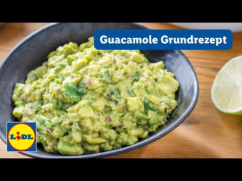 Einfaches Guacamole Grundrezept | 10 min | Einfach | Lidl Kochen