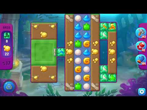 Fishdom 6433 Super Hard Level - 17 moves - NO BooSTERS
