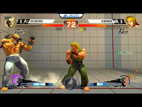 EVO 2015 YBK Santarou (Sagat) x EG Momochi (Ken)