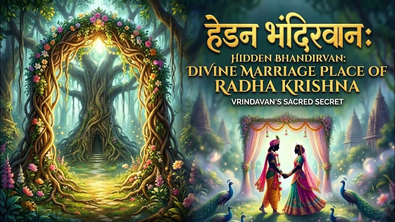 Hidden Bhandirvan of Vrindavan | Divine Marriage Place of Radha Krishna