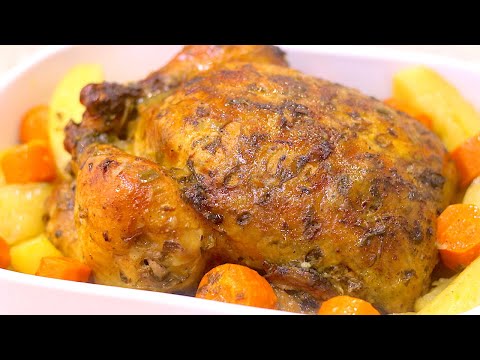 SUPER SUCCULENT!! EASY ROAST CHICKEN!! TASTIER THAN THE BOUGHT ONE!! WELL SEASONED! -Isamara Amâncio