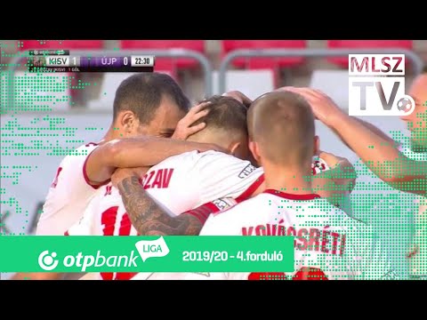 Grozav Gheorghe-Teodor első gólja a Kisvárda Master Good – Újpest FC mérkőzésen