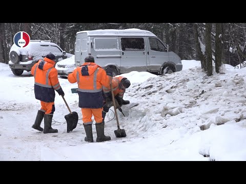 Ремонтные работы предприятия «Водоканал» по улице Чурина