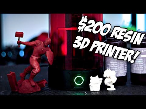 Unboxing & Testing $200 Resin 3D Printer | Sparkmaker SLA Resin 3D Printer