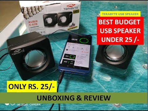 Terabyte USB speaker unboxing and full review 🔊 | best budget speaker for laptop or mobile [ Hindi