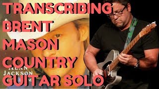 Video thumbnail for Transcribing Let's Get Back To Me And You - Country Guitar Solo (Brent Mason) by Levi Clay