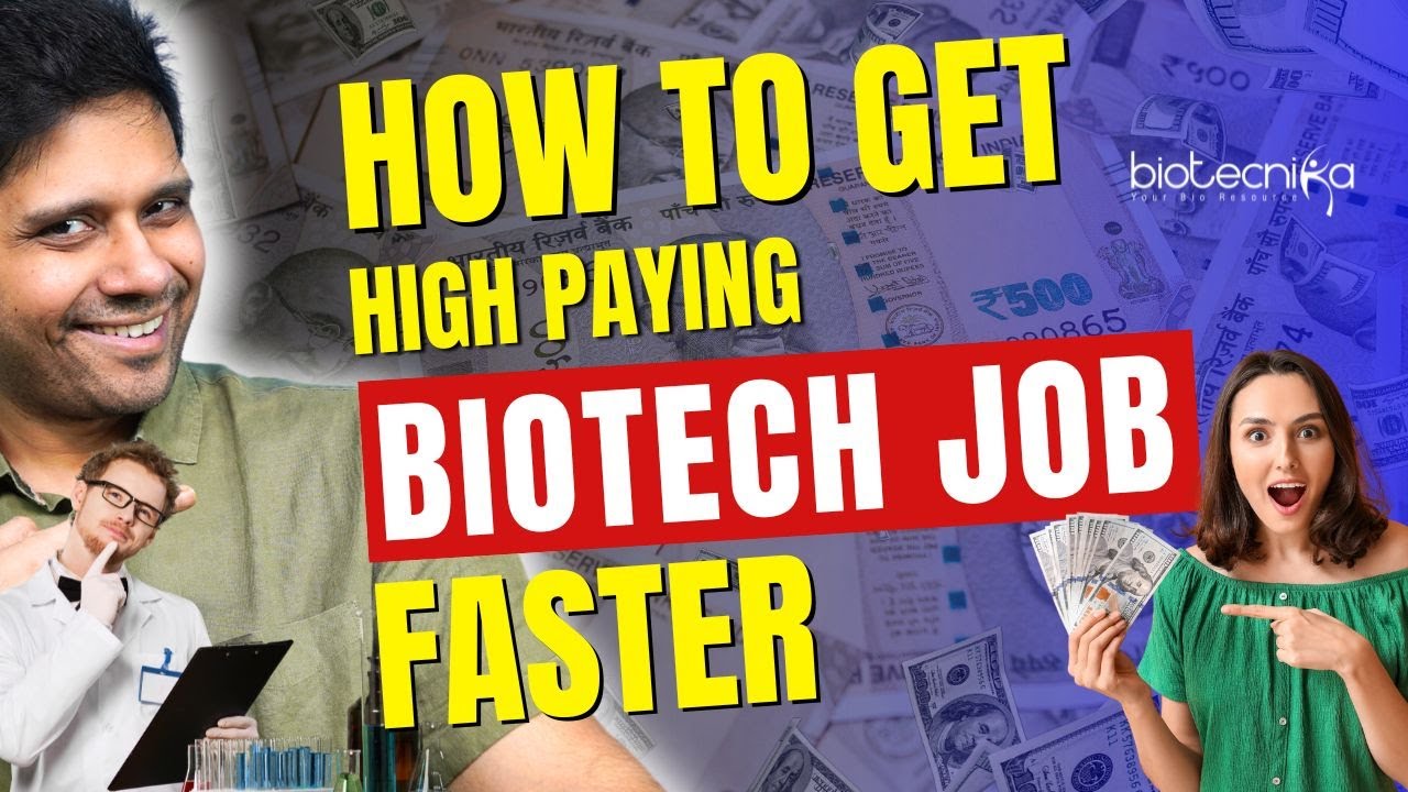 How To Get High Paying Biotech Job Faster? #biotechnology #career #salary