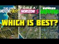 The Crew Motorfest vs Forza Horizon 5 vs Need For Speed Unbound | BEST Open World Racing Game 2024?