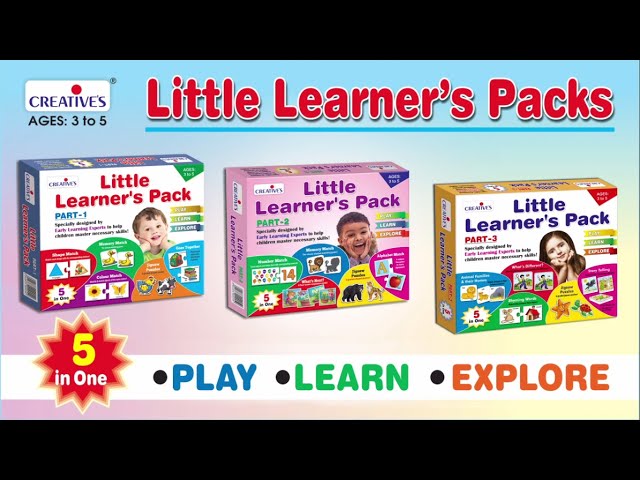 Vídeo relacionado con CREATIVE EDUCATIONAL 0251 "Little Learners Pack 1 Juego