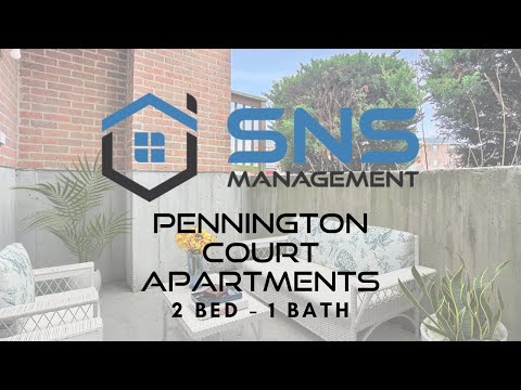 2 Bedroom, 1 Bathroom Apartment with Patio or Balcony at Pennington Court - 980 Sq Ft property video