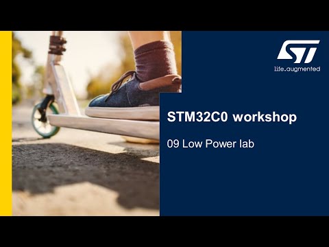 STM32C0 workshop - 09 PWR - Low power modes lab