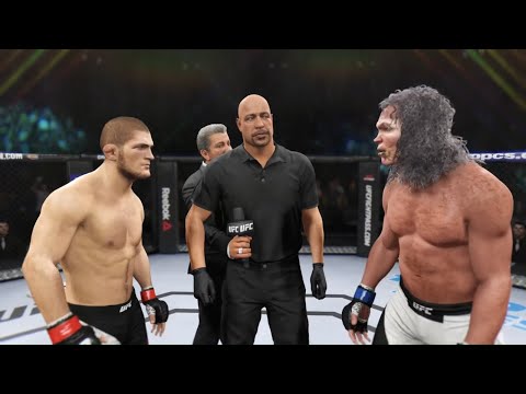 Khabib Nurmagomedov vs. Old Wolf - EA Sports UFC 2 - Crazy UFC 👊🤪