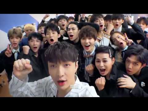 [Eng Sub] Yixing Visits the Trainees in the Dressing Room - 180202 IPE3 behind the scene clip