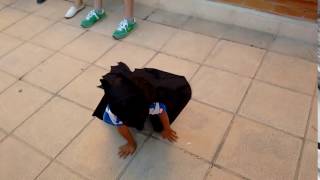 Saltando como Batman