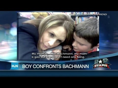 8-year-old boy takes on Michele Bachmann
