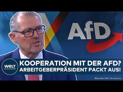 Video Thumbnail: AFD: Kretschmer rüttelt an Brandmauer! Arbeitgeberpräsident Dulger äußert sich zur Zusammenarbeit