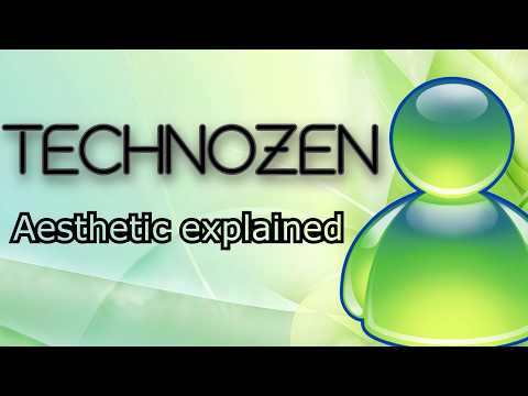 Technozen 2000s aesthetic explained - When the Future was going to be Peaceful