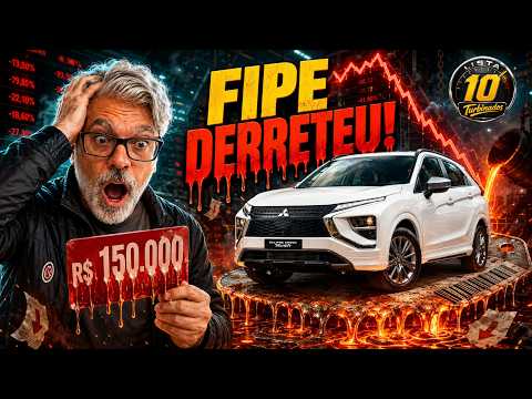 DESESPERO TOTAL! 10 CARROS QUE DERRETERAM O PREÇO NA TABELA FIPE ESTÃO BARATOS DEMAIS
