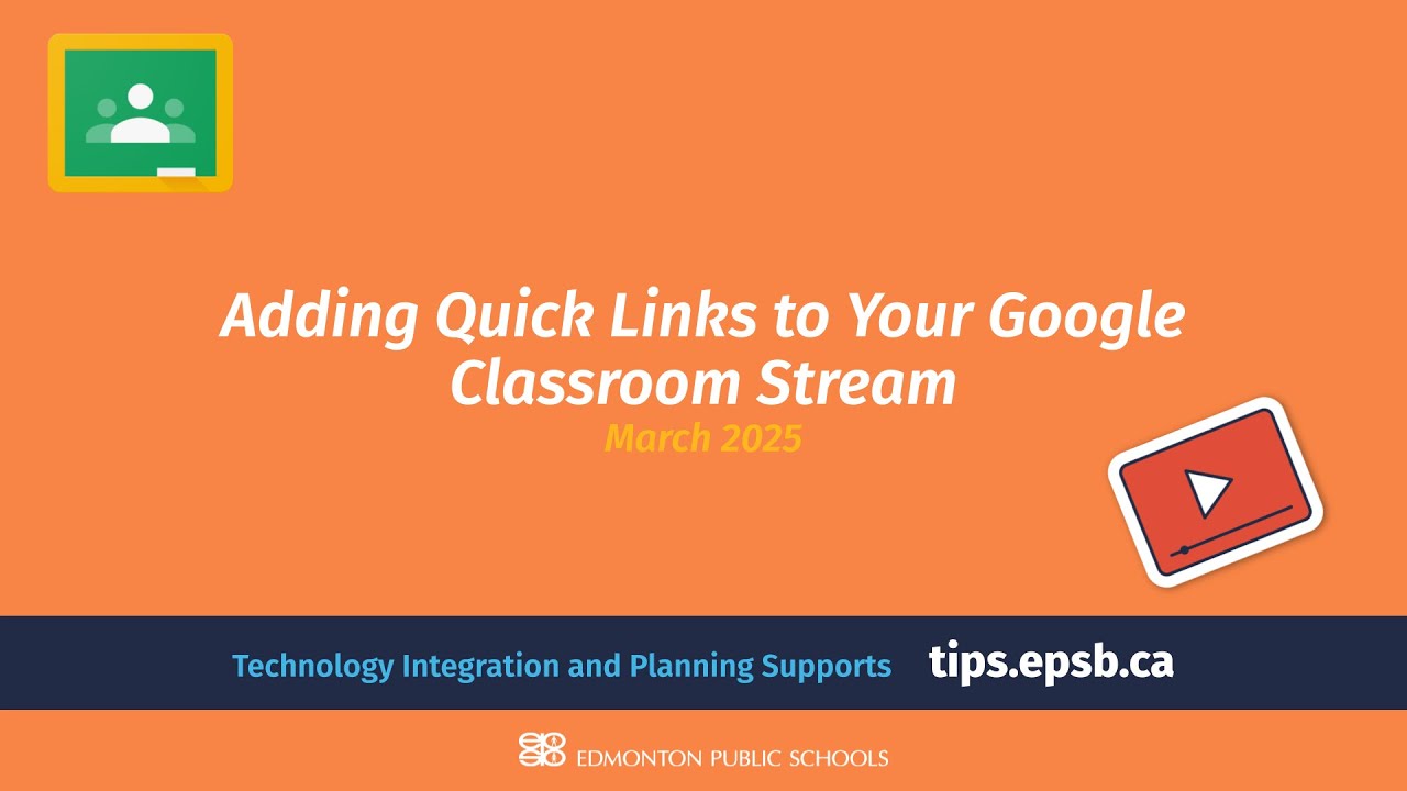Google Classroom Quick Link