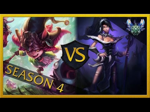 Ranked Commentary #001 - Lulu vs. Nidalee [Top Lane] [Diamond] [Season 4]