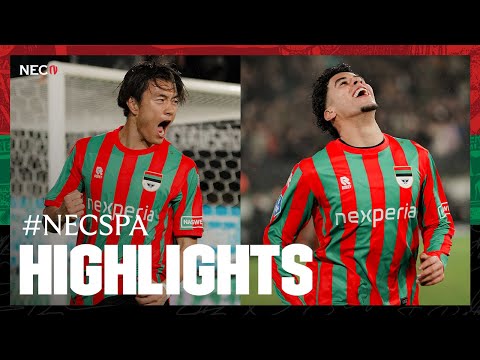 N.E.C. wins convincingly at home against Sparta Rotterdam | Highlights #NECSPA