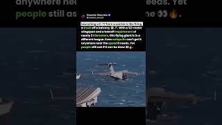 A C-17 On An Aircraft Carrier? Not Even Close 😳✈️ #short #viral #trending #viralvideo