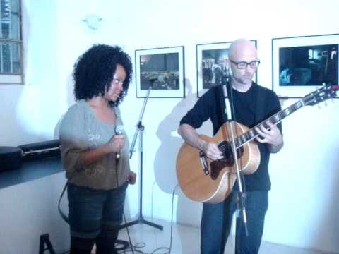 Moby & Joy Malcom jammin' in Milan (May 2011)