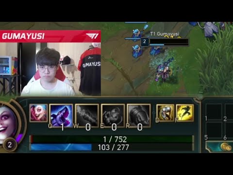 T1 Gumayusi LITERAL 1 HP Outplay - Best of LoL Stream Highlights (Translated)