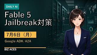 [7/6] 今日のAIニュース15本｜Fable 5、Jailbreak対策、Google ADK/A2A