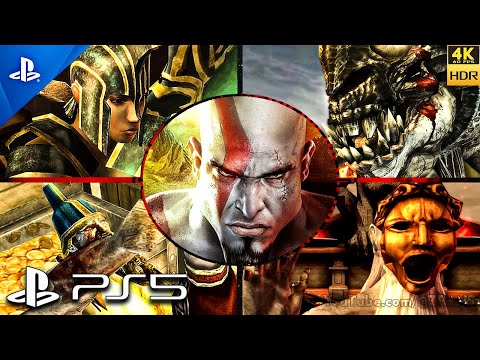 (PS5) GOD OF WAR CHAINS OF OLYMPUS - All Bosses + Ending | ULTRA Graphics Gameplay [4K 60FPS HDR]