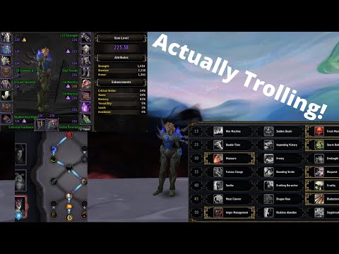 225 Night Fae Fury Warrior | 18 Sanguine Depths (Tyrannical, Explosive, Raging)