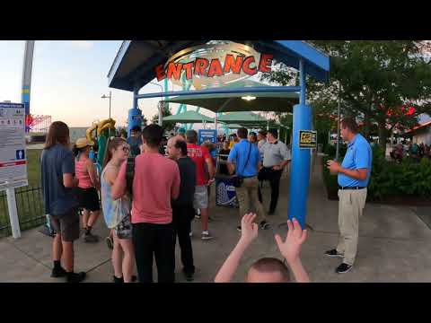 Wicked twisters final day and final launch at Cedar Point.