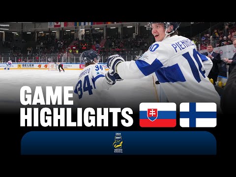 Highlights: Slovakia vs Finland | 2024 #WorldJuniors