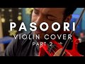 Pasoori In Violin Part 2 Binesh Babu