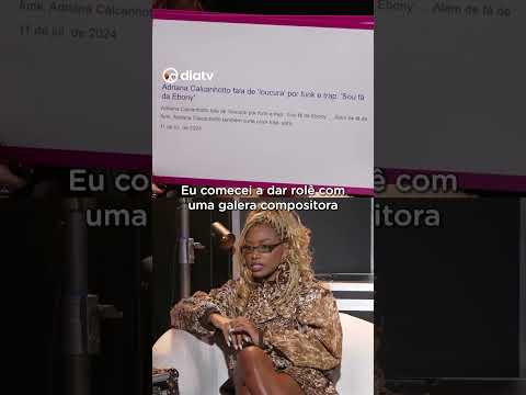 Ebony faz pedido à Adriana Calcanhotto ao vivo 🚨 | Corte Foquinha Entrevista