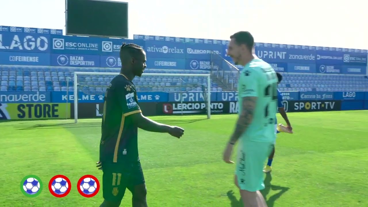 DESAFIAMOS OS JOGADORES DO FEIRENSE A MARCAR GOLO EM 3 BALIZAS SEGUIDAS!