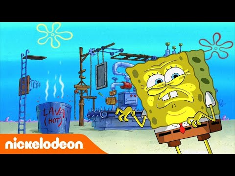 SpongeBob Kanciastoporty | Niezwyciężony Skalmar! | Nickelodeon Polska