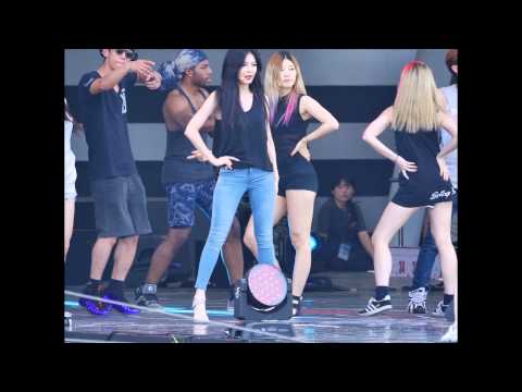 [Fancam/직캠]140816 DMZ 평화콘서트 현아 - 빨개요 드라이 리허설