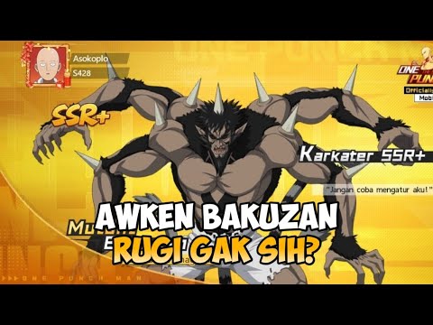 REVIEW GAMEPLAY BAKUZAN SSR+ | One Punch Man: The Strongest
