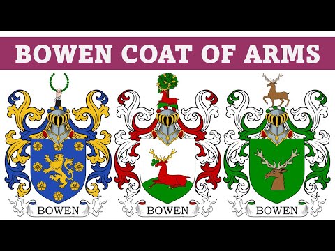 Bowen Coat of Arms & Family Crest - Symbols, Bearers, History