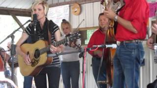 Becky Schlegel at the Sally MountainFestival July 5, 2014 singing 