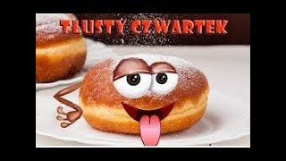 Miniaturka - Tłusty Czwartek. Challeng Ile zjemy pączków? Gramy w różne gry. Czy rekord pobijemy?