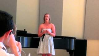 Tell me, Oh blue, blue sky. Sung by Emma McDermitt-Wise