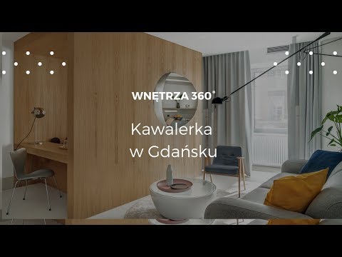 Kawalerka w centrum Gdańska #projektwnętrz