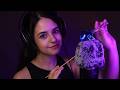 EYES CLOSED Scalp Massage To SLEEP FAST ASMR Fluffy Mic Gentle Whispers