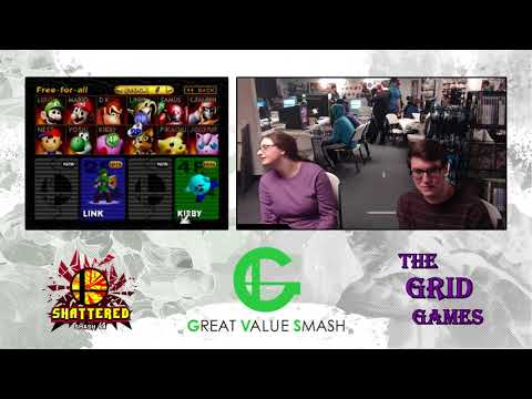 Smash 64: Hotline (DK/Samus) V auggie (Kirby) - Shattered 90 Tourney